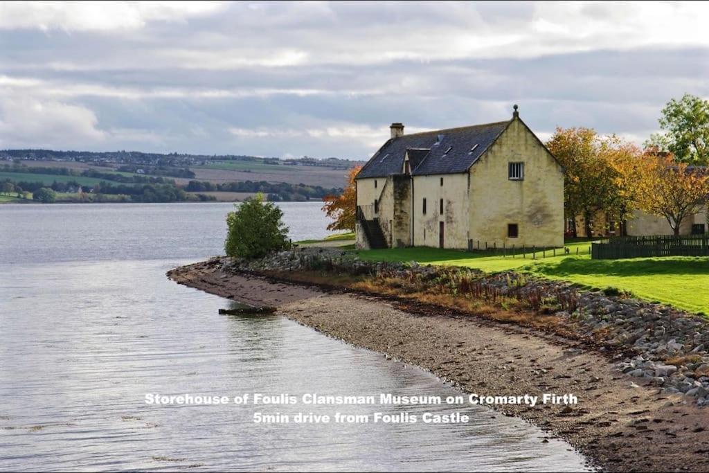 Ardullie Foulis Cottage, Foulis Estate, Highland Scotland מראה חיצוני תמונה