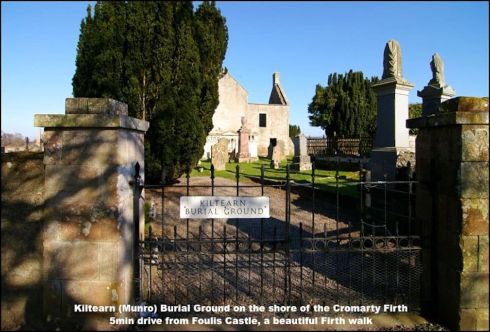 Ardullie Foulis Cottage, Foulis Estate, Highland Scotland מראה חיצוני תמונה