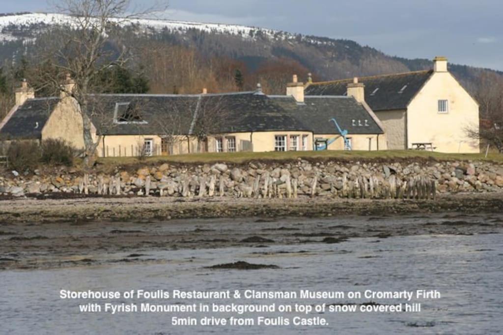 Ardullie Foulis Cottage, Foulis Estate, Highland Scotland מראה חיצוני תמונה