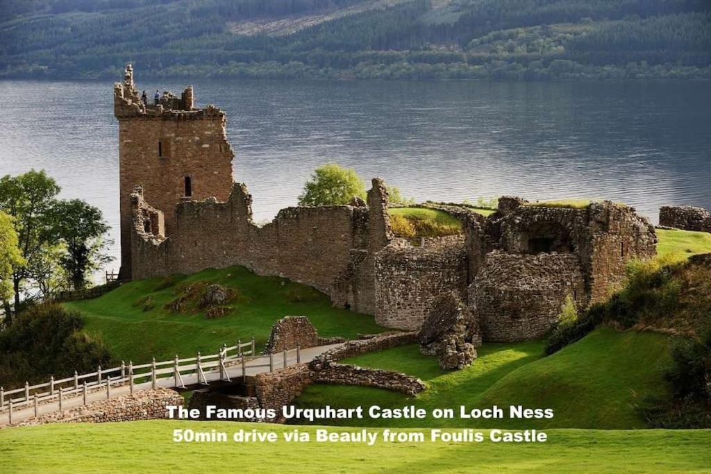 Ardullie Foulis Cottage, Foulis Estate, Highland Scotland מראה חיצוני תמונה